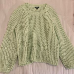Green Wild Fable Sweater